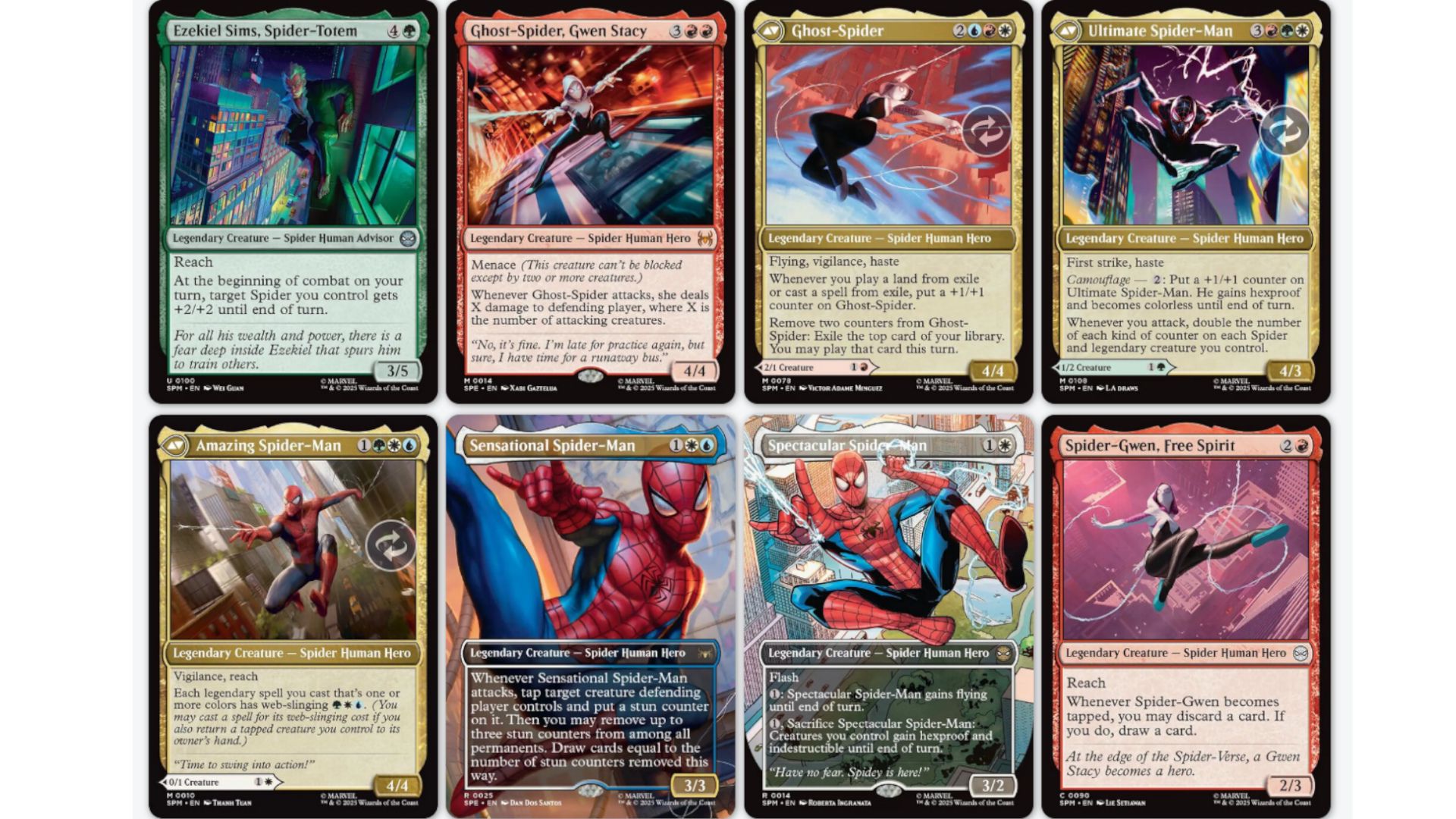 Spider Man Mtg Spoilers
